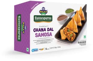 Balaji Sattvapura Cocktail Chana Dal Samosa Medium Spicy 6PCS 370G
