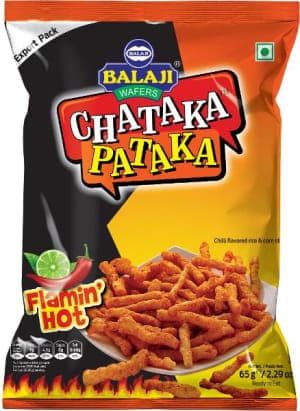 Balaji Chataka Pataka Flamin Hot 65G