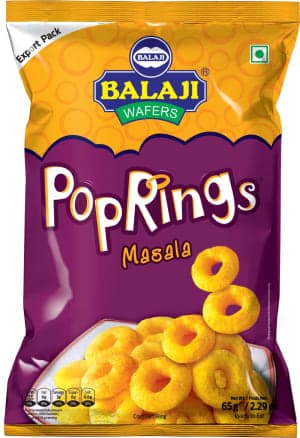 Balaji Pop Rings Masala 65G
