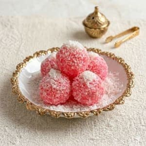 Coconut Petha Laddu Pink 1Kg